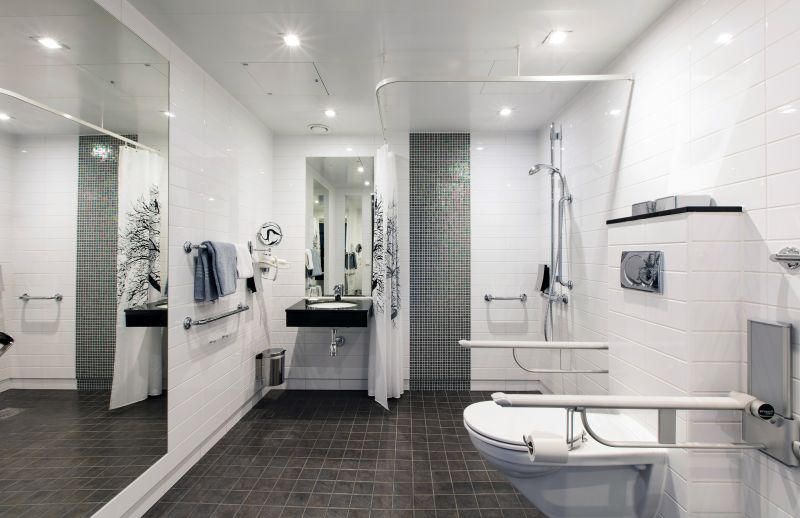 Shower with Built-in Seating